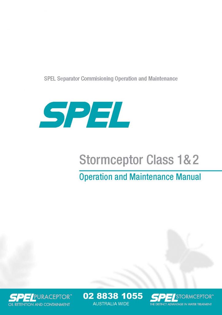 Stormceptor Operation Maintainance Manual