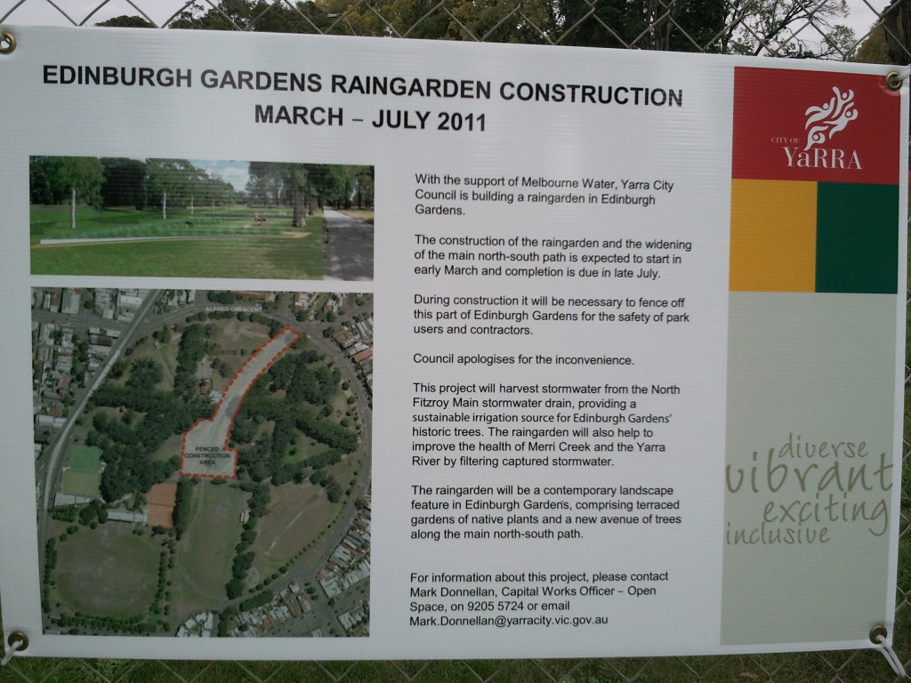 Edinburgh Gardens Raingarden
